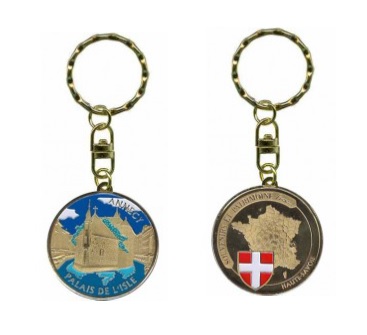 Porte-clés personnalisé Annecy Palais de l'Isle 2014