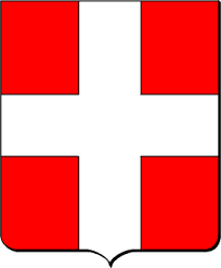 Bannière ou Drapeau carré de Savoie de 120X120 cm