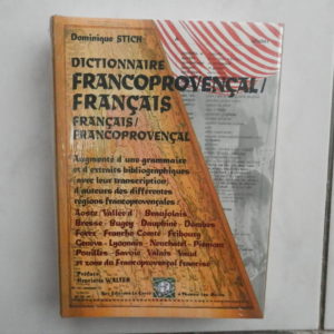 Dictionnaire francoprovençal français